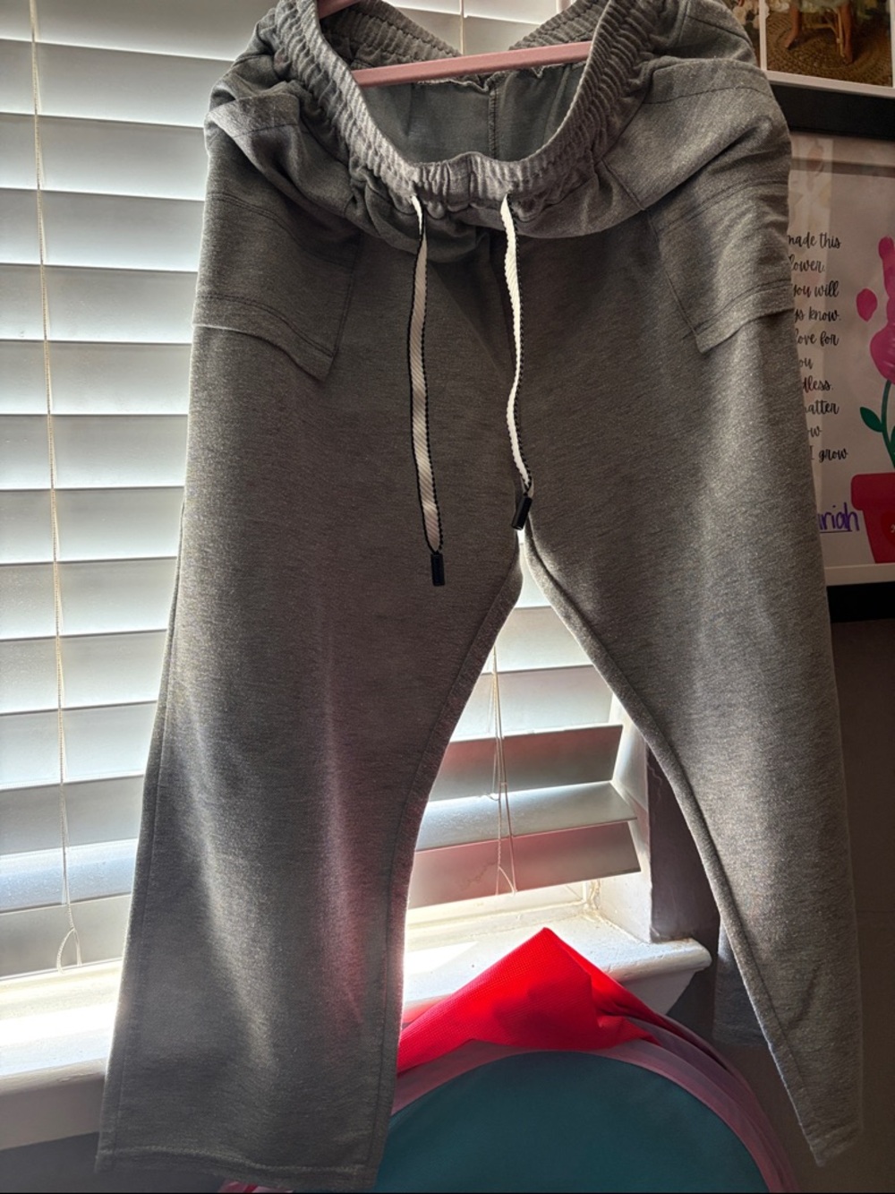 Kids Gray Drawstring Sweatpants - Casual Comfort